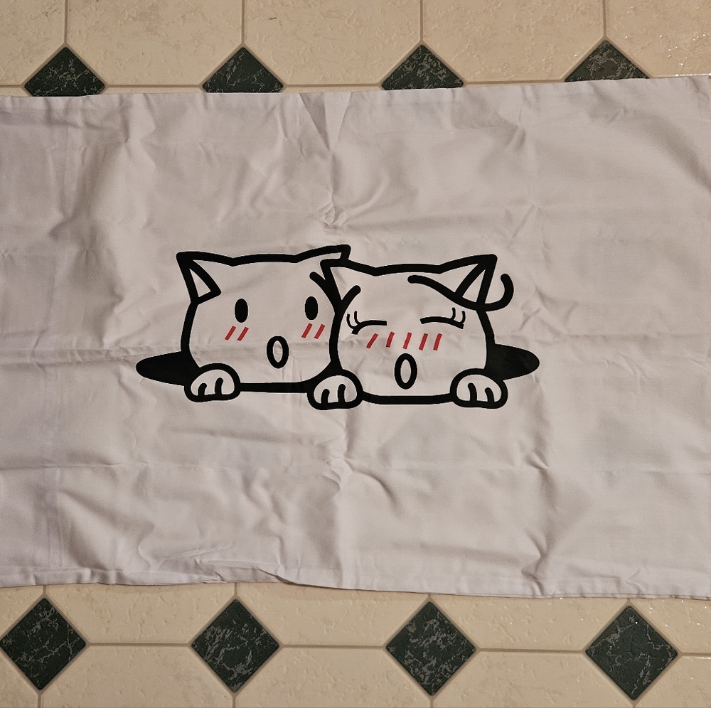 Cute Cat Pillowcase